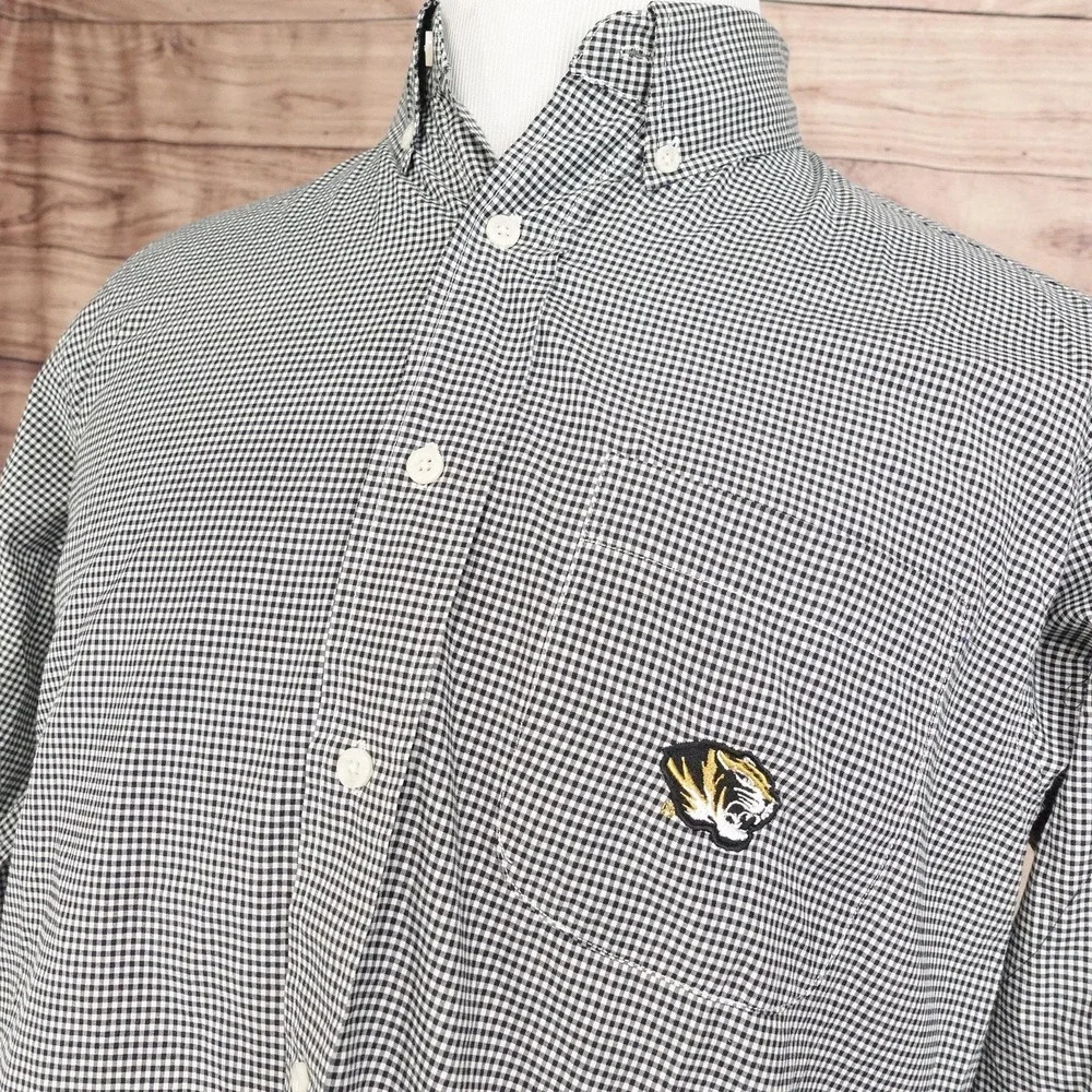 Mizzou Missouri Tigers Shirt Mens M NCAA Campus Specialties Button Down